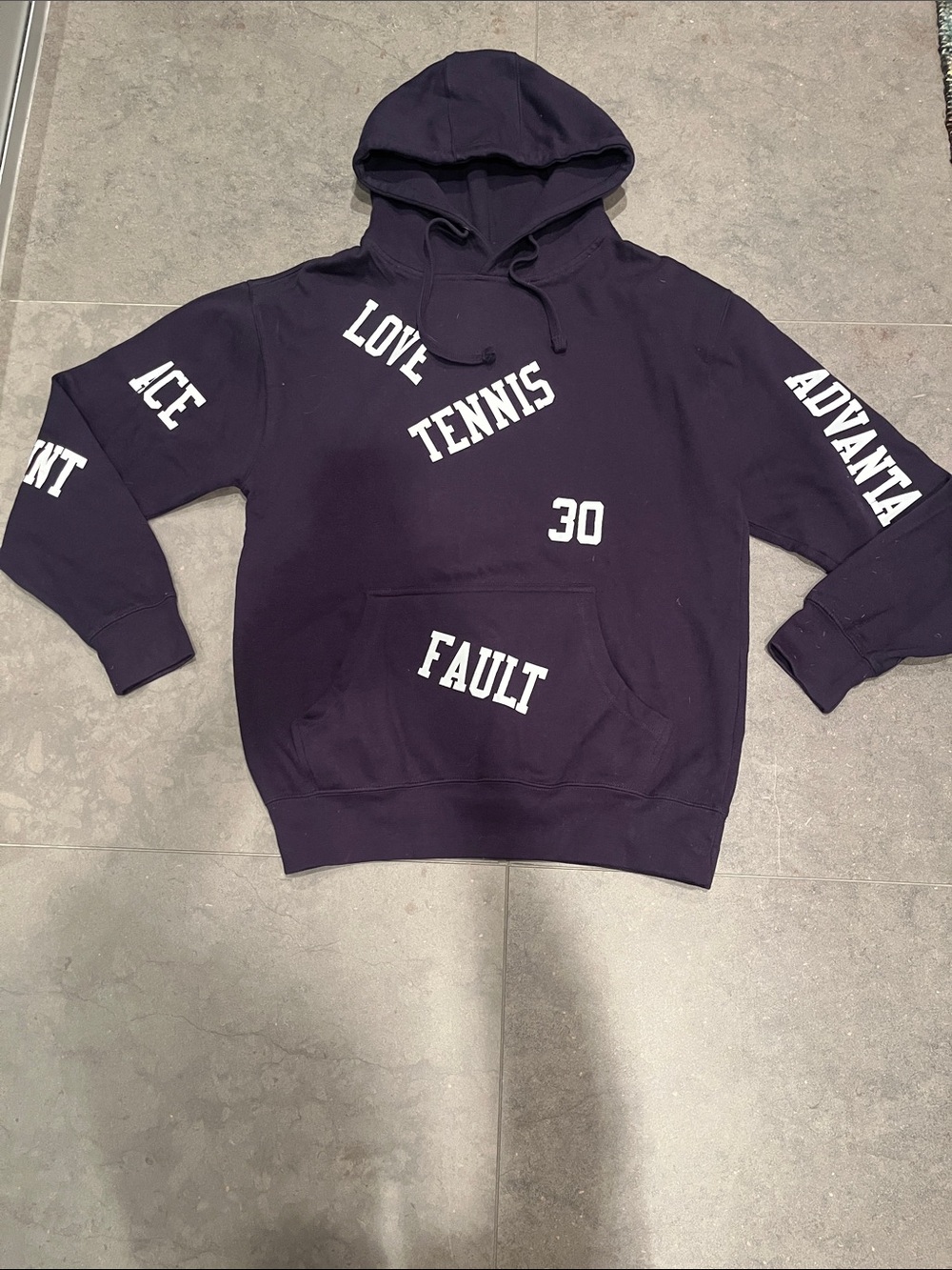 James by Mark McNairy Tennis Theme Hoodie NWOT